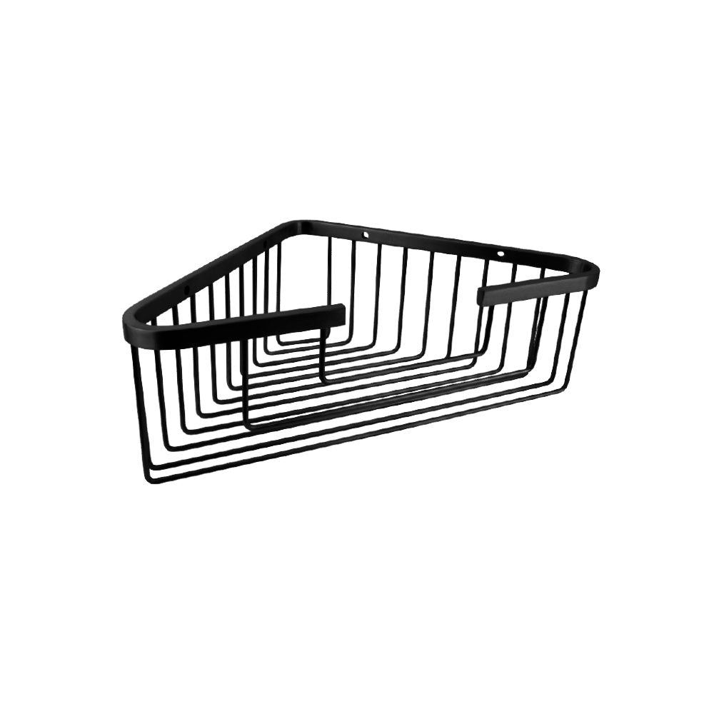 Canastilla esquinero acero inox sus304 black mate 95mm