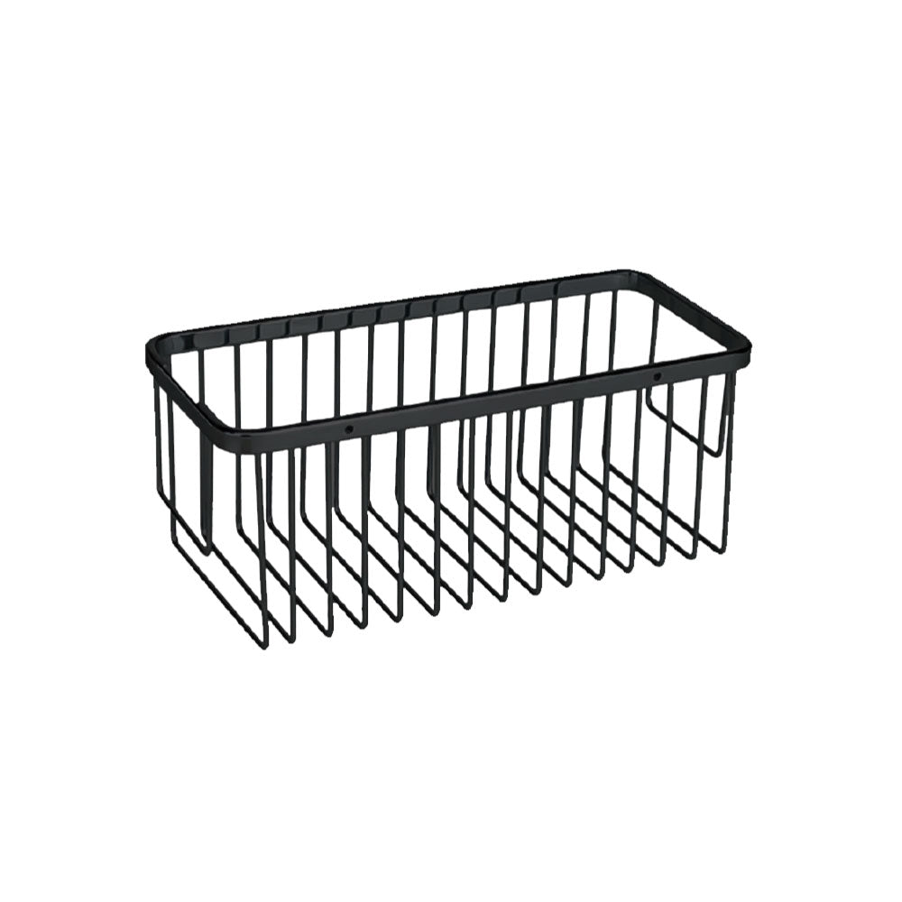 Canastilla rectangular acero inox sus304 black 300x100mm