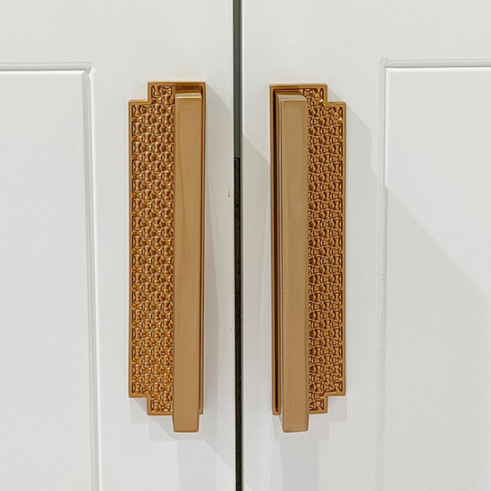 Jalador mod. Ivy satin gold zinc alloy