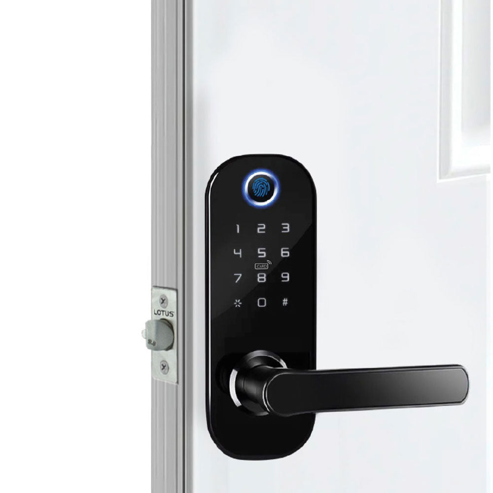 Cerradura tfx1 inalámbrica biométrica black