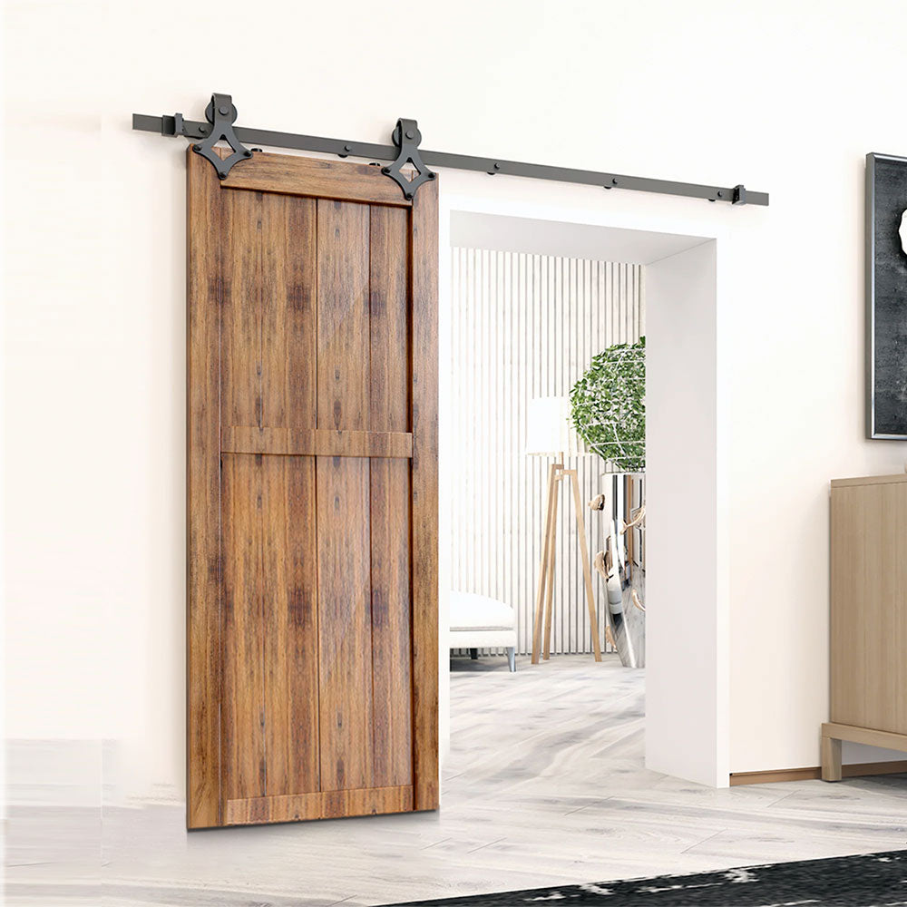 Sistema black mate para puerta corrediza mod. Romb 150kg-2mts 1 puerta