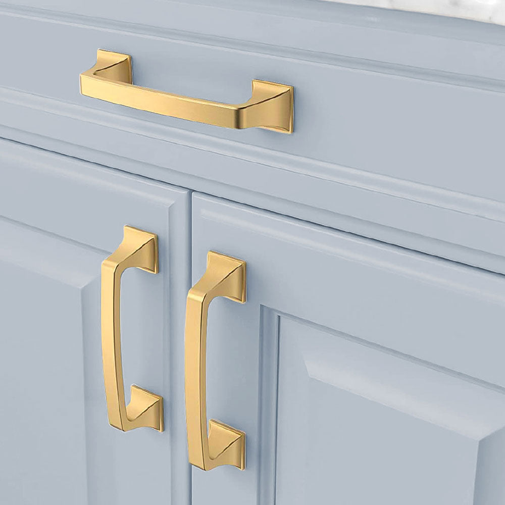 Jalador mod. Hanley gold satin zinc alloy