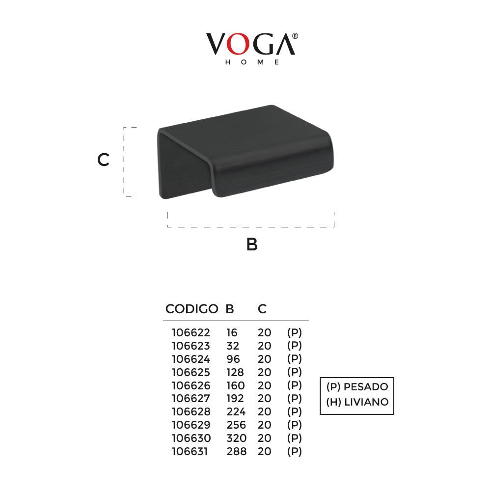 Jalador mod. Delta black mate acero inoxidable sus304