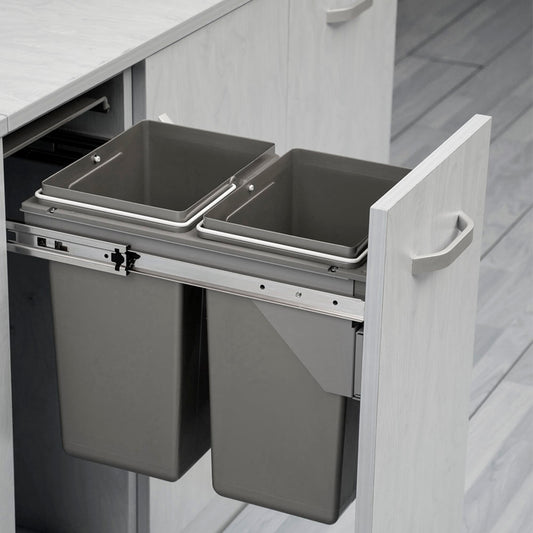 Tacho para cocina 2 contenedores x 11 litros