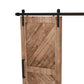 Sistema black mate para puerta corrediza mod. curve 80kg-2mts 1 puerta
