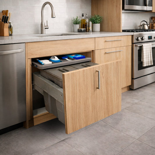 Tacho para cocina 2 contenedores x 30 litros