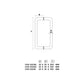 Manillon mod. Benedetto C ss304 para puerta de vidrio