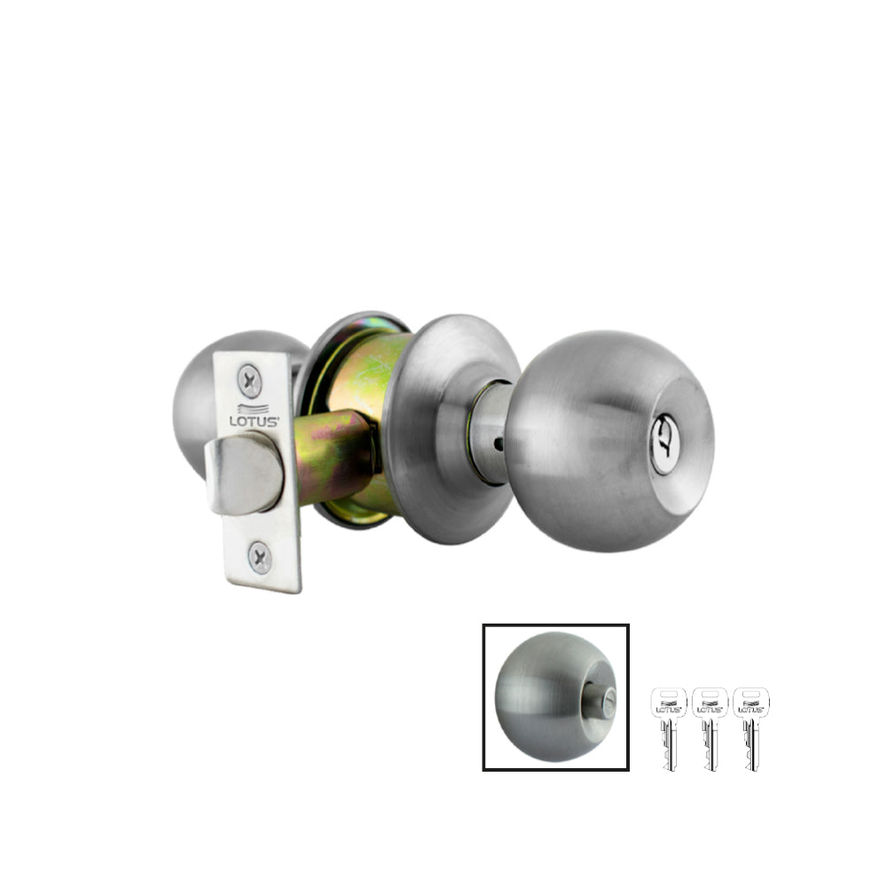 Chapa dormitorio pomo carolina g3 65mm acero inoxidable