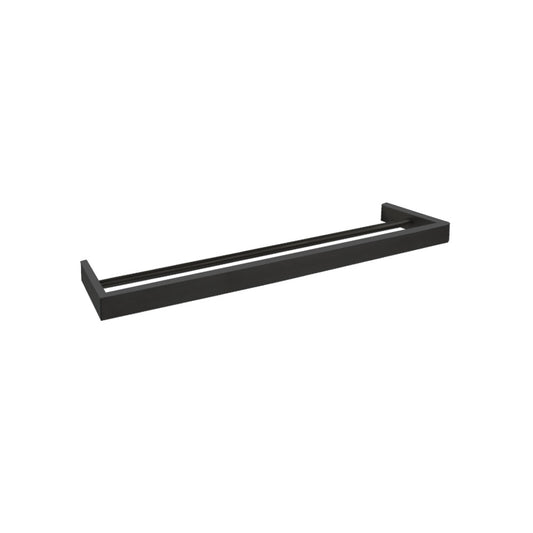 Toallero doble mod. Eunise ss304 black mate