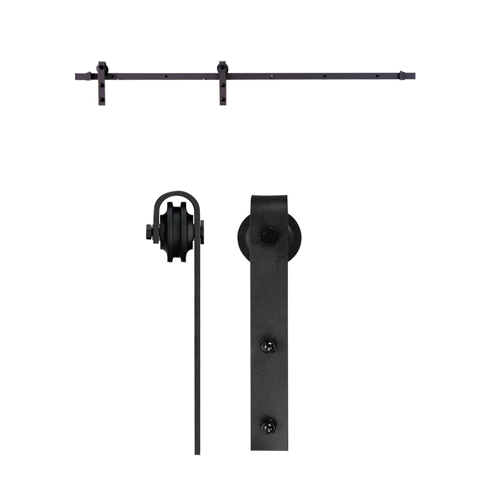Sistema black mate para puerta corrediza mod. Curve 150kg-2mts 1 puerta