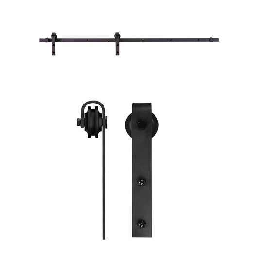 Sistema black mate para puerta corrediza mod. Curve 150kg-2mts 1 puerta