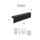 Jalador mod. Britany black mate aluminio
