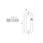 Manillon mod. Toscana ss304 black mate p/pta de vidrio