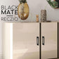 Jalador mod. Reczio black mate acero inoxidable sus304